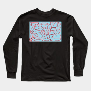 blue labyrint Long Sleeve T-Shirt